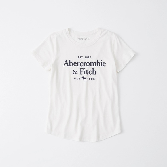 Abercrombie & Fitch Vintage White 1892 Tee Graphic T Shirt Y2K A & F - Picture 3 of 6